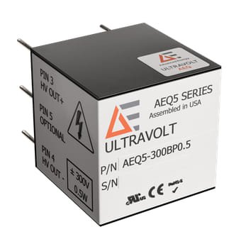 Conversores CC-CC de alta tensión programables UltraVolt AEQ