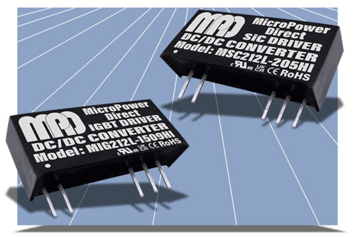 MIG200LHI y MSC200LHI Convertidores DC/DC para circuitos IGBT y SiC