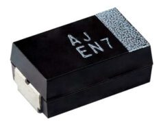 T51 Condensadores chip moldeados de polímero de tantalio vPolyTan de grado automoción