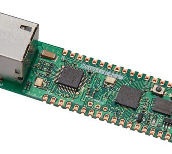 Placa de evaluación W6100-EVB-Pico con MCU y controlador Ethernet