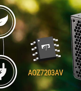 AOZ7203AV Rectificador de puente activo para adaptadores y fuentes AC-DC