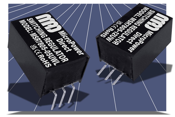 MSR7805UW Reguladores POL de 0,5 A con entradas 10:1 (9 a 90 VDC)