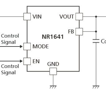 Reguladores de voltaje de bajo dropout serie NR1641