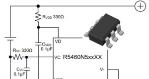 Circuito integrado R5460N5xxXX para la protección de baterías