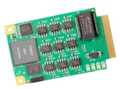 Tarjeta de circuito mezzanine MEZ-EBR para interfaces RS-485 MIL-STD-1553 de 10 Mbit