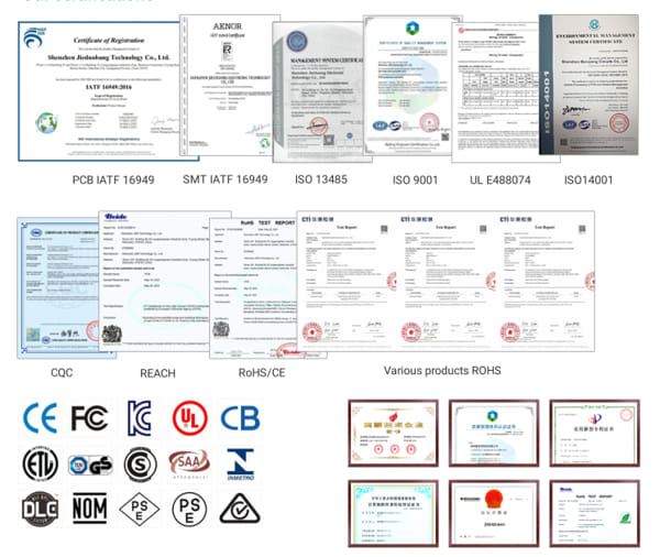 PCBWay reconocida con varias certificaciones