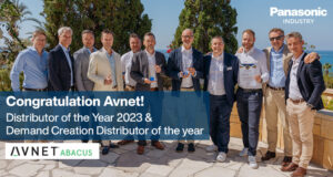 AVNET Abacus, Demand Creation Distributor of the Year 2023 para Panasonic