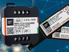 Controladores DALCNET MINI-1CV-CASAMBI, SLIM-2CV-CASAMBI y LINE-5CV-CASAMBI
