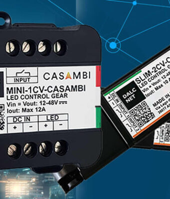 Controladores DALCNET MINI-1CV-CASAMBI, SLIM-2CV-CASAMBI y LINE-5CV-CASAMBI