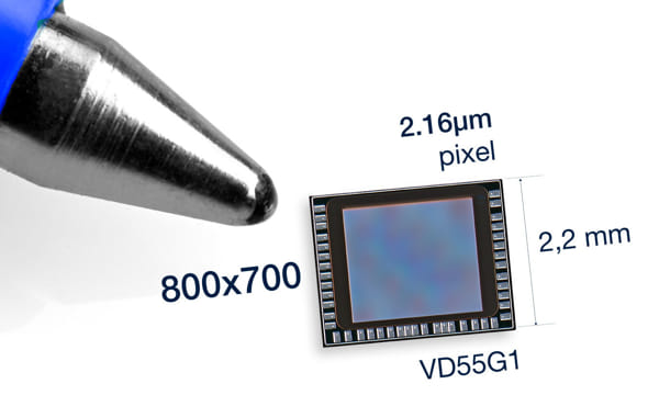 VD55G1 Sensor de imagen con tecnología de obturador global