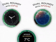 Módulo redondo de pantalla con microcontrolador Display Dual Roundy Módulo redondo de pantalla con microcontrolador Display Dual Roundy