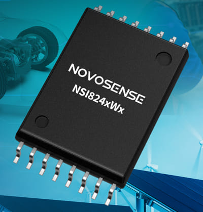 NSI824xWx Aisladores digitales de cuatro canales para industria y automoción