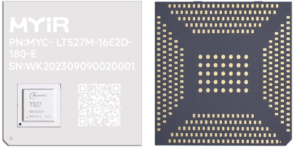 MYC-LT527 SoM con procesador T527 para aplicaciones con IA