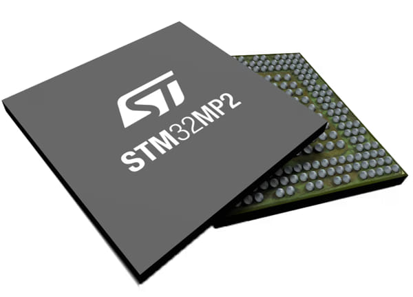STM32MP2 MPU de 64 bits con funciones de aceleración edge AI