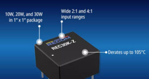 Convertidores CC/CC de hasta 30 W en encapsulado 1 x 1” Convertidores CC/CC de hasta 30 W en encapsulado 1 x 1”